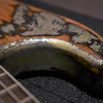 Fender Stratocaster Heavy Relic Nitro Silver Sparkle O Black HSS Custom by Guitarwacky image 15