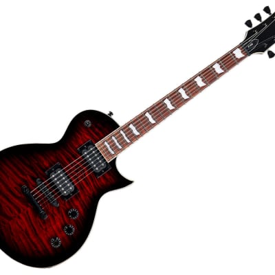 ESP LTD EC-256QM Electric Guitar - See Thru Black Cherry - B-Stock