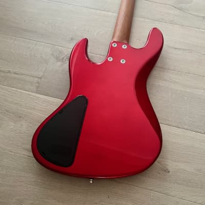 Sadowsky MetroExpress 21-Fret Vintage JJ 4-String Bass, Candy Apple Red Metallic High Polish, Morado Fretboard (2023 Updated Model) image 8
