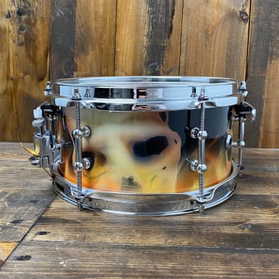 Odyssey 10"x5" Maple Snare 2024 - Skull Flame image 2