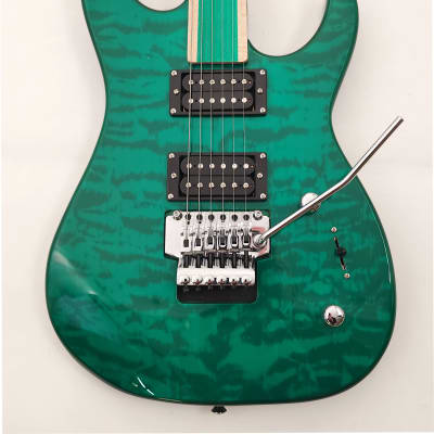 Hadean EG-628 CGR Green Fretless Electric Guitar image 2
