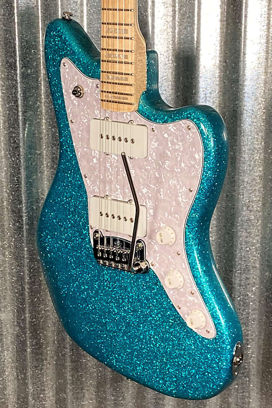G&L USA Doheny Turquoise Metal Flake Guitar & Case #6225