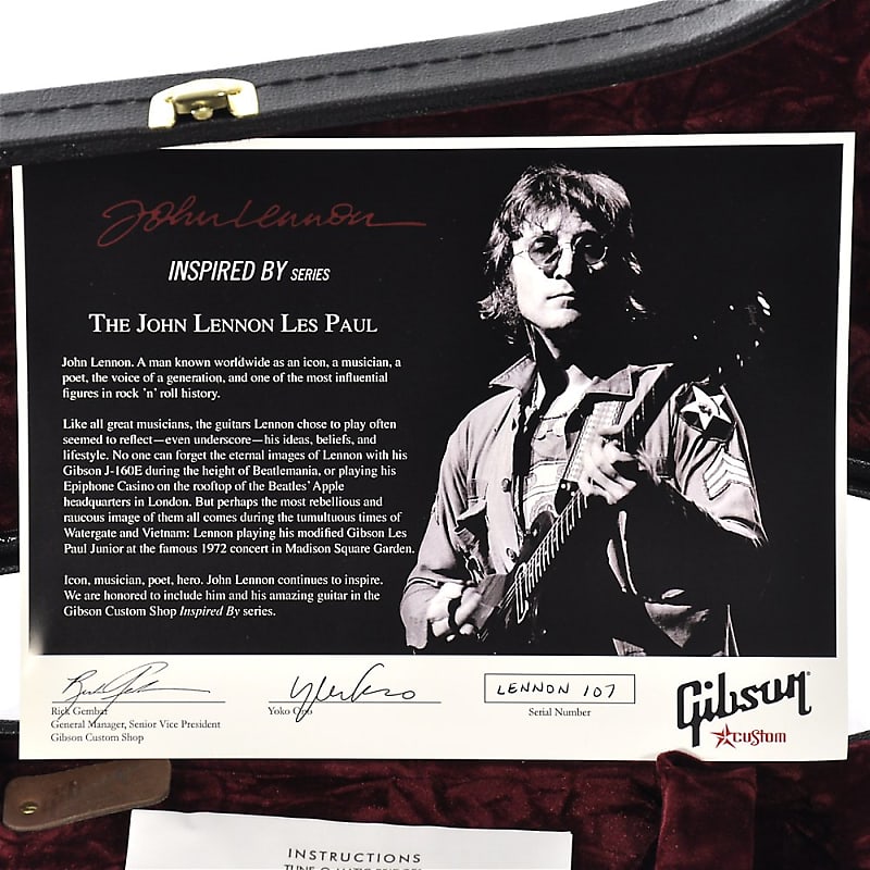 Gibson Custom Shop "Inspired By" John Lennon Les Paul Junior 2007 image 8