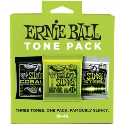 ERNIE BALL 3331 Electric Tone Pack Regular 010-046 3-Pack, Saiten für E-Gitarre for sale