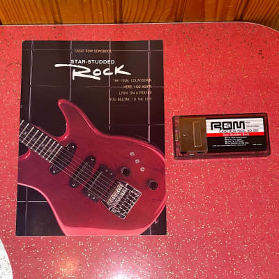 Casio Keyboard Synthesizer Rom Pack RO-280 Star Studded Rock w/ Booklet - RARE!