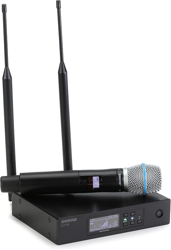 Shure QLXD24/B87A Wireless Microphone System with BETA 87A Reverb