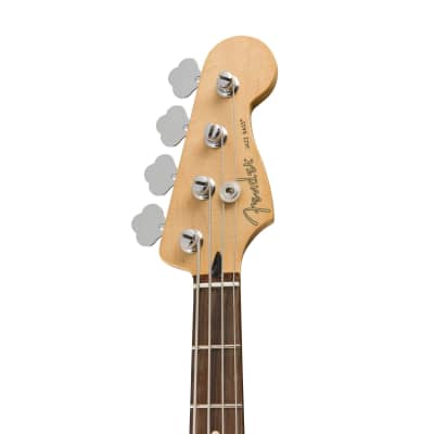 Fender Player Jazz Bass Guitar, Pau Ferro FB, Polar White image 4