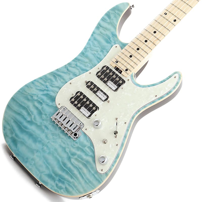 SCHECTER SD-2-24-AL-VTR (Aqua Blue/Maple) -Made in Japan-