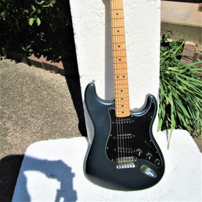 Fender Japan Aerodyne Stratocaster Gun Metal Blue | Reverb