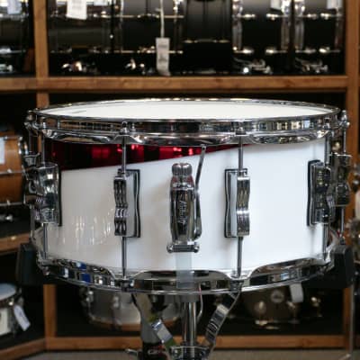 Ludwig 6.5x14 Vistalite Snare Drum - "Red/White" image 2