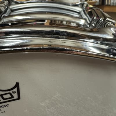 Ludwig - 14x5" Supraphonic, Trans Badge Snare Drum 1958-1959 - Chrome Over Brass. Stunning! image 7