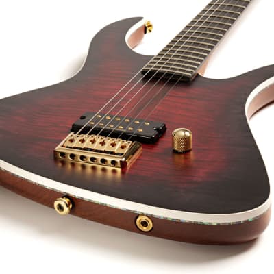 Electric MGH GUITARS Blizzard Beast Premium Deluxe - black cherry burst  - made in Germany image 4