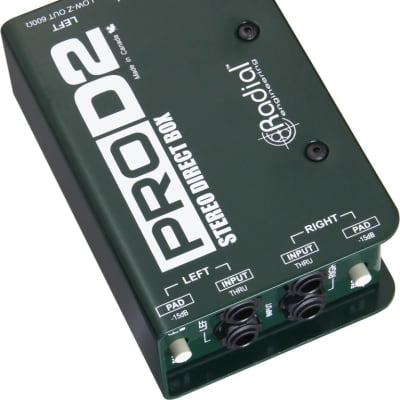 Radial Engineering ProD2 Stereo Passive Direct Box image 3