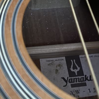 Yamaki YW-15 Japan 70s Natural MIJ Lawsuit Acoustic image 12
