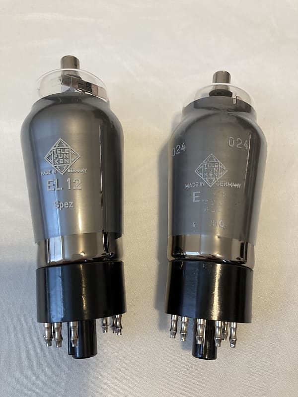 出力管 TELEFUNKEN EL12 Spez ST管 ２本組