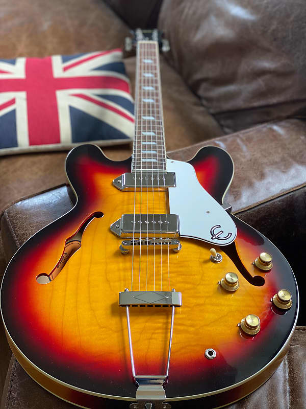 Epiphone 1999 Casino Electric Guitar Antique Sunburst Finish Peerless  Factory Korea - Very Clean w/ Orig HSC