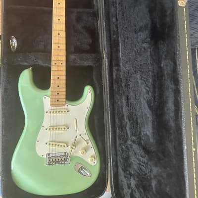 Fender American Professional Stratocaster with Maple Fretboard 2017 Surf Green image 1