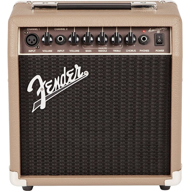 Fender Acoustasonic 15 15w 1x6 inch Acoustic Guitar Amplifier image 1