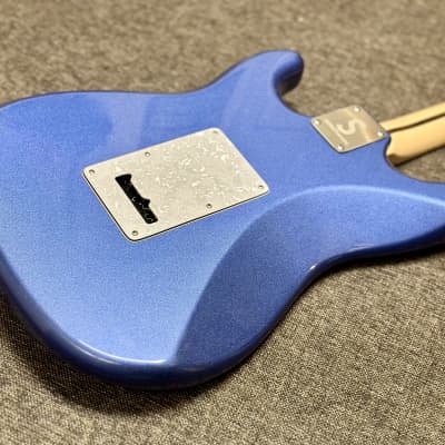 Stratocaster Partscaster, Metallic Blue (Stratosphere, Mighty Mite, Warmoth, DiMarzio) image 8