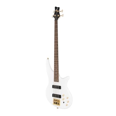 Jackson JS Series Spectra Bass JS3 4-String Electric Bass Guitar (Snow White) image 4
