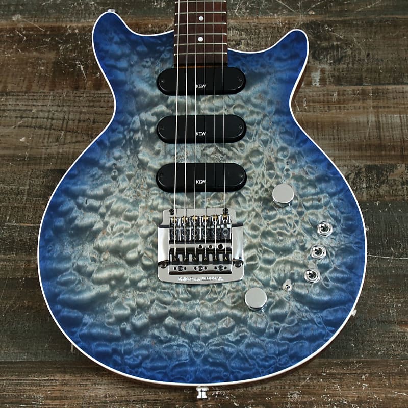 KZ Guitar Works KZ One Semi-Hollow Kahler Blue Burst [SN T0032] [07/20]