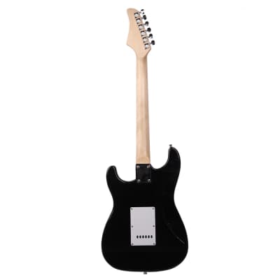 Glarry GST-E Rosewood Fingerboard Electric Guitar Blue Guitar + Bag + Accessories image 3