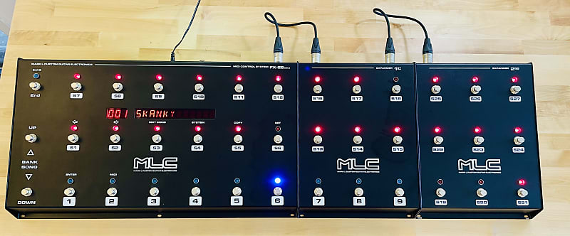 MLC Mark L Custom FX-25 Midi Foot Controller, LS-12 custom