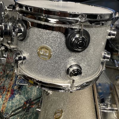 Russ McKinnon's Barry Manilow, DW Collector's Series, All-Maple 7-Piece Set 2004 - Silver Sparkle image 16