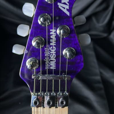 Ernie Ball Music Man Axis BFR Nitro Purple Quilt Ball Family Reserve Limited image 8