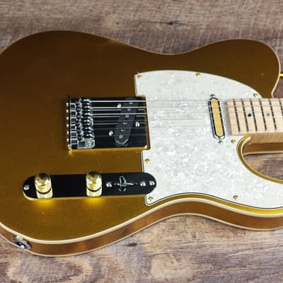 MyDream  Partcaster  Custom Built - Gold and Silver Babicz image 4