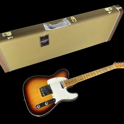 2023 Fender Telecaster Custom 50s Twisted Tele Custom Shop Limited Edition Journeyman ~ Chocolate 3-Color Sunburst image 11
