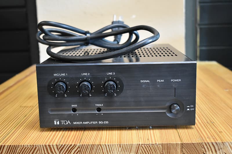 TOA BG-235 buy CU 20 W Three-Input Mixer Amplifier for Background Music