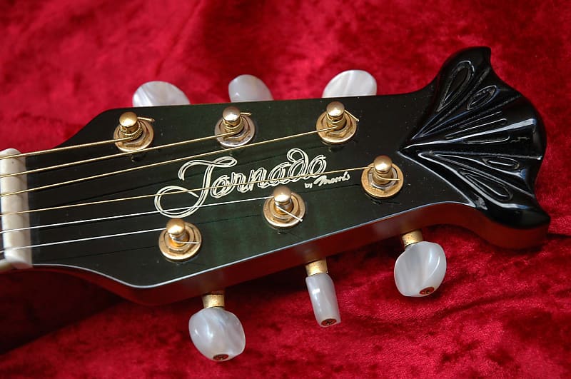Morrisエレアコ80年代Tornado Tornado by Morris GZJ Sunburst Electric Acoustic Guitar