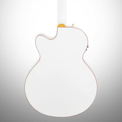 Gretsch G5022CWFE Rancher Falcon Jumbo Acoustic-Electric Guitar, White image 4