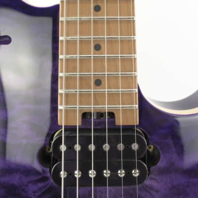 EVH Wolfgang WG Special QM with Baked Maple Neck 2023 Purple Burst image 3
