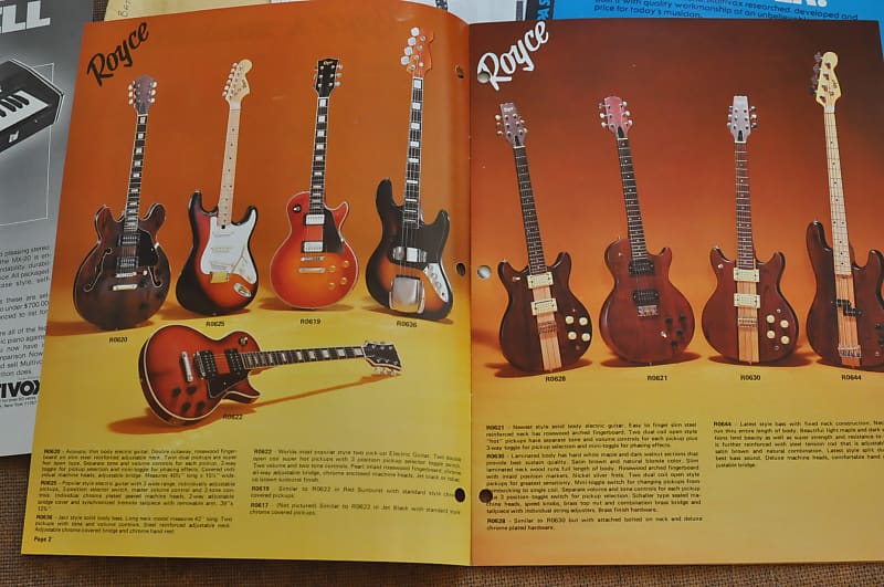 Multivox vintage catalog booklet brochure Multiple sheets