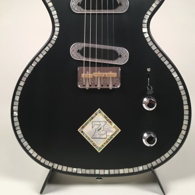 Zemaitis Custom Shop Model CS24 3A 2S-BK Duo Cut Guitar with Zemaitis Gig Bag image 2