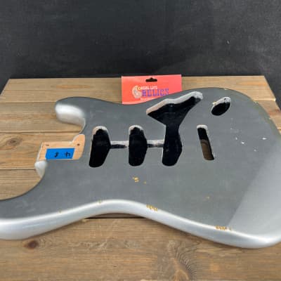 Real Life Relics Strat® Stratocaster® Body Aged Inca Silver #1 image 10