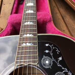 Gibson J-200 1990 Sunburst original hard case Bozeman Montana USA acoustic guitar image 5