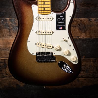 Fender American Ultra Stratocaster in Mocha Burst image 2