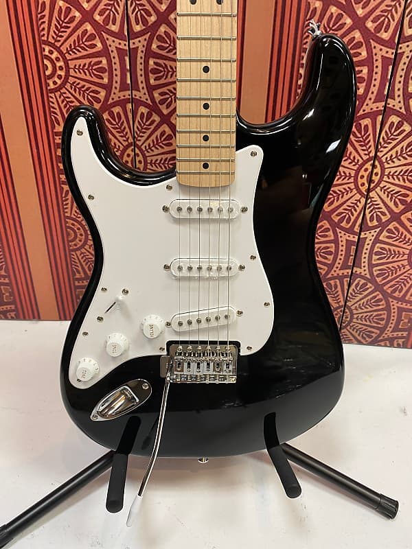 Squier Sonic Stratocaster Left-handed Electric Guitar - Black | Reverb