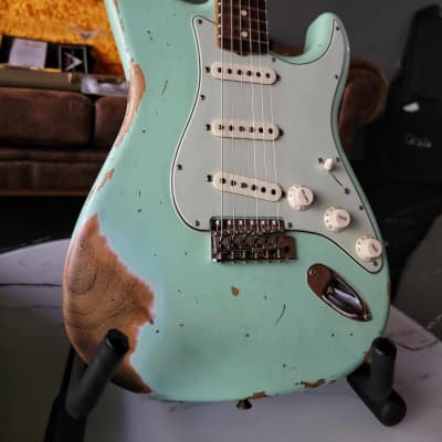 Fender Stratocaster 1962 Custom Shop '62 - Heavy Relic Surf Green image 7