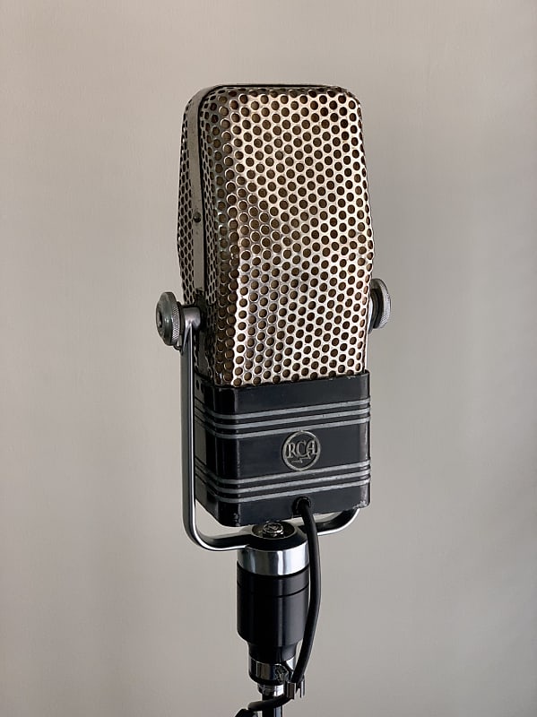 RCA 44-BX Ribbon Microphone Black 1939 | Reverb