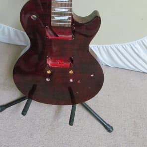 Gibson Les Paul Studio 2012 Red wine Husk Luthier project L@@K image 2