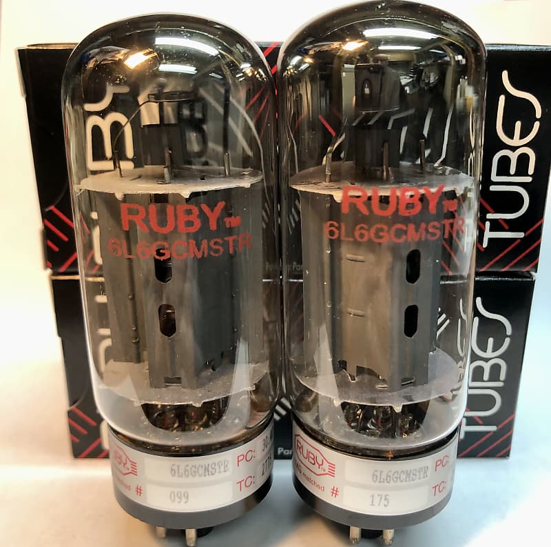 Ruby 6L6 GC MSTR Power Tubes Matched Pair Reverb