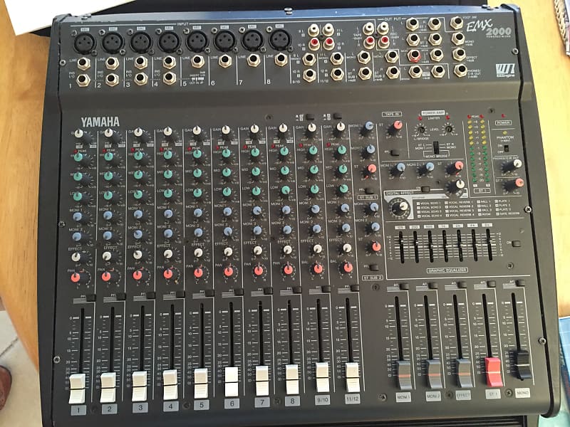 Yamaha EMX 2000 Powered Mixer | Reverb