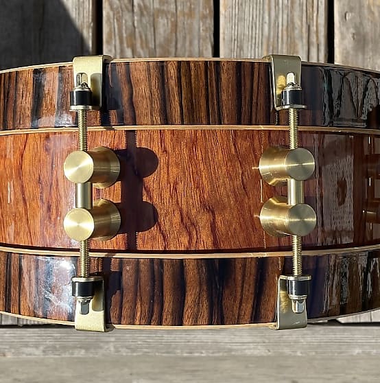 Bearing Edge Drums 5.5x14 snare drum wood hoops exotic Reverb