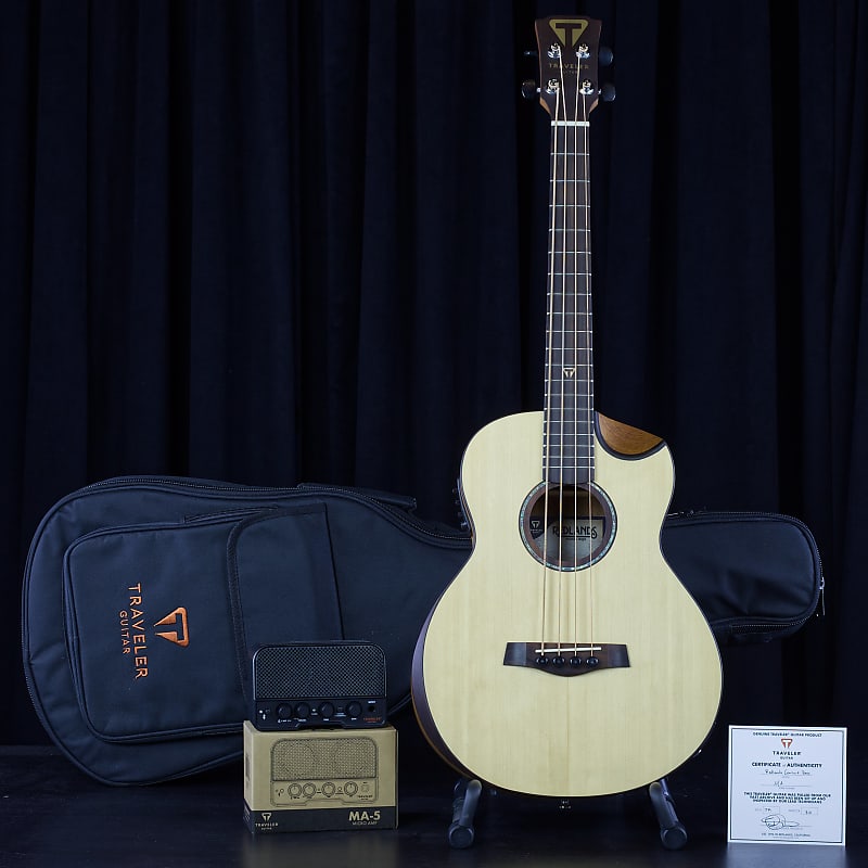 Redlands Concert AcousticElectric Bass (Spruce) Traveler Reverb
