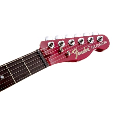 Fender Jim Adkins JA-90 Telecaster Thinline - Crimson Red Transparent image 7