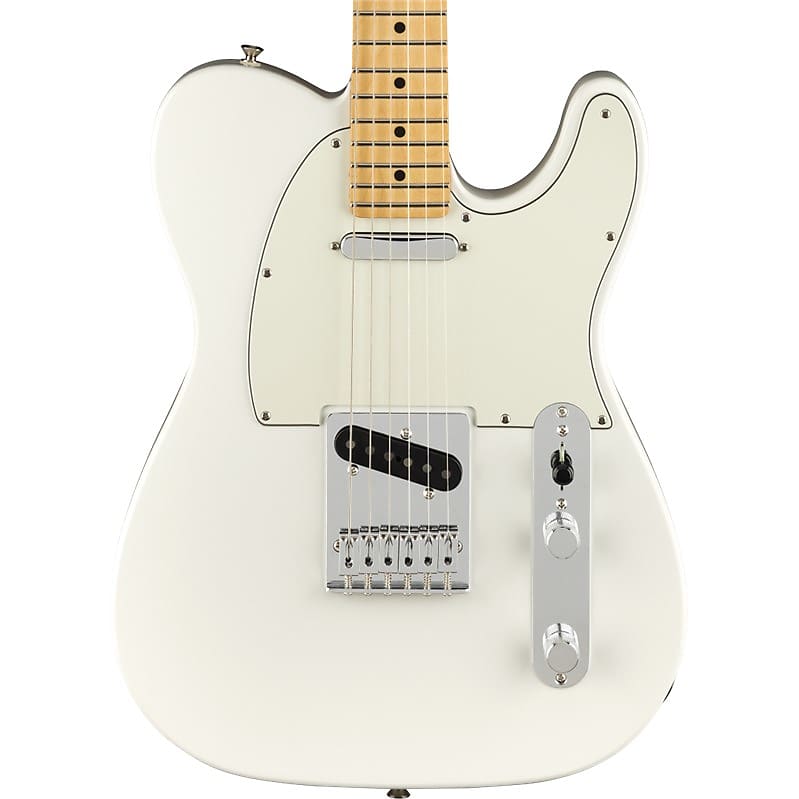 Fender Player Telecaster Polar White Maple Neck image 1